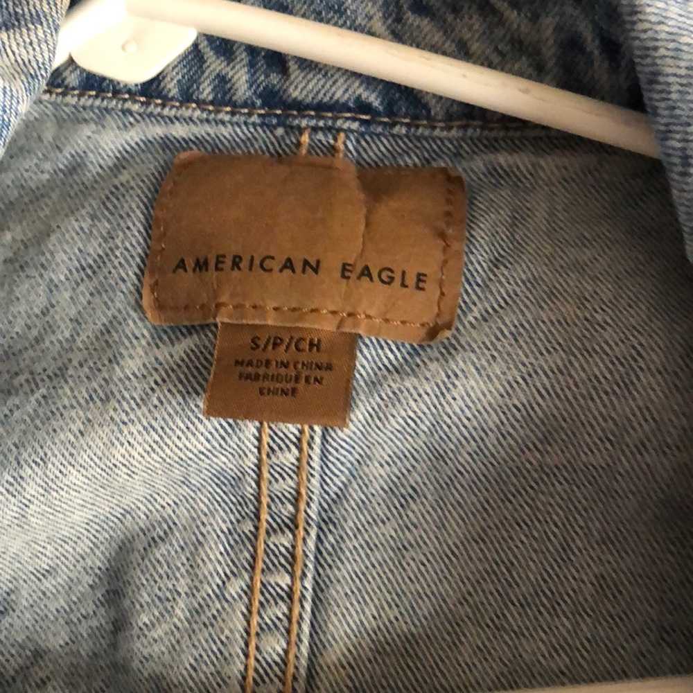 American Eagle denim jacket.